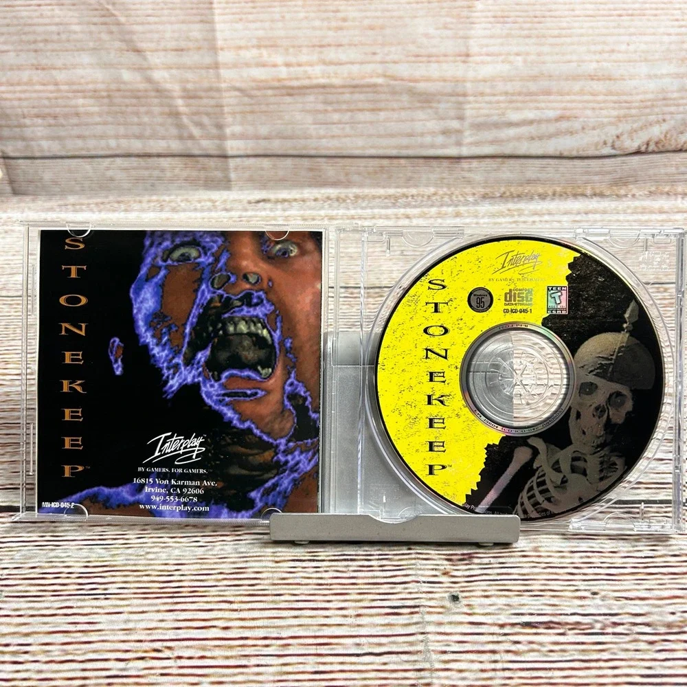 Stonekeep Interplay Windows 95 PC Game‎ CD-ROM Fantasy RPG Jewel Case Vintage